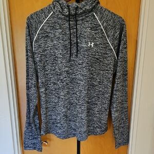 Under Armour Black and White Athletic Hoodie